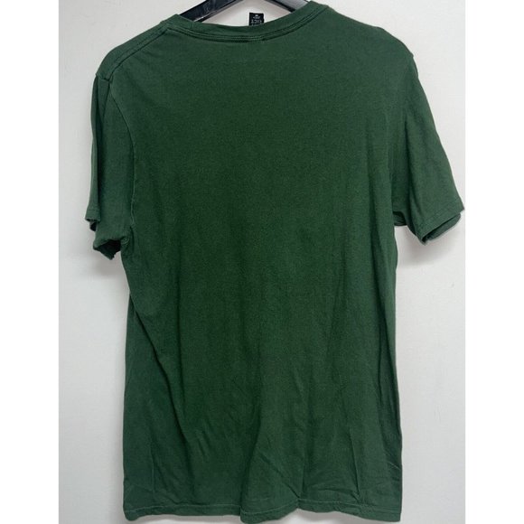 Ugly Christmas Sweater Shirt Adult Medium Bar Pub Crawl Green Short Sleeve Mens - Picture 3 of 5